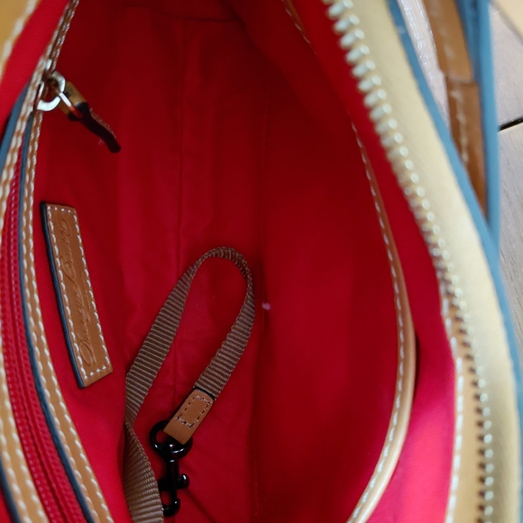 Dooney & Bourke Brown Leather Shoulder Bag - Picture 5 of 9